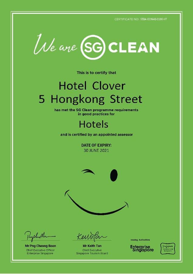Hotel Clover 5 Hongkong Street Σιγκαπούρη Εξωτερικό φωτογραφία
